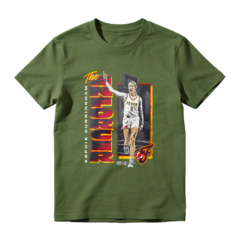 Sophie Cunningham The Moment Indiana Fever Basketball Player Graphic T-shirt