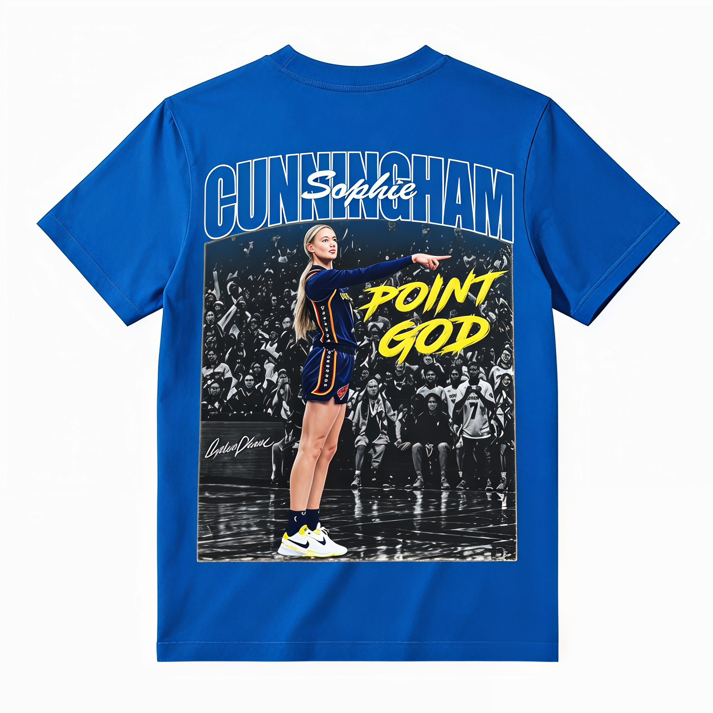 Sophie Cunningham Vintage Basketball Graphic Tee, Retro Sports Unisex Cotton T-Shirt