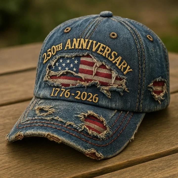 US 250th Anniversary Printed Casual Hat