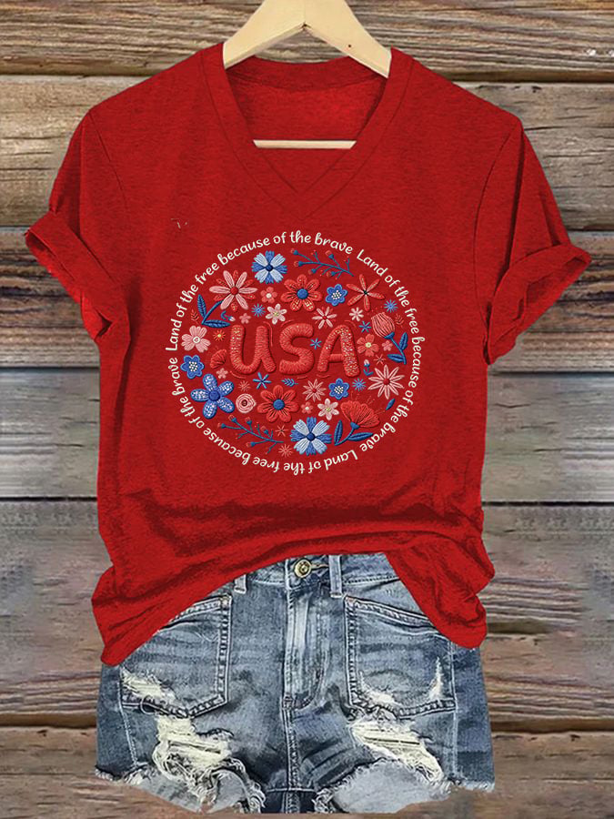Women's Casual American 250 Commemorative T-shirt