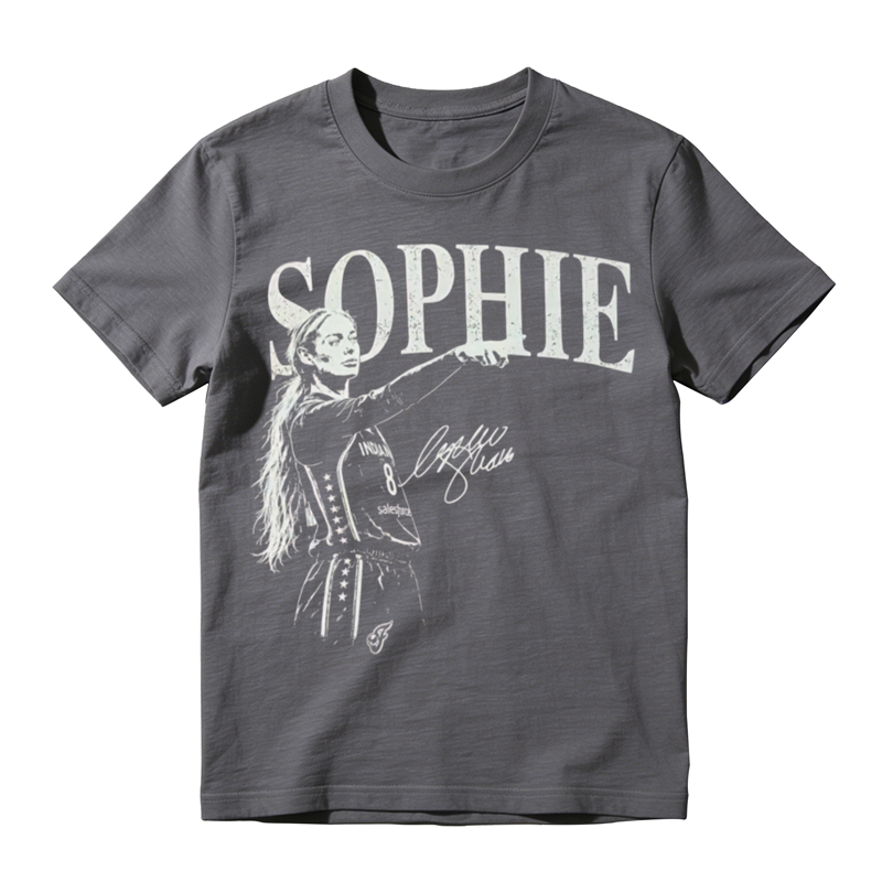 Retro Graphic Basketball Tee Sophie Cunningham Vintage Sports Fan Tshirt