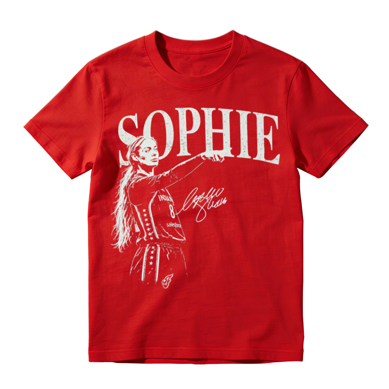 Retro Graphic Basketball Tee Sophie Cunningham Vintage Sports Fan Tshirt