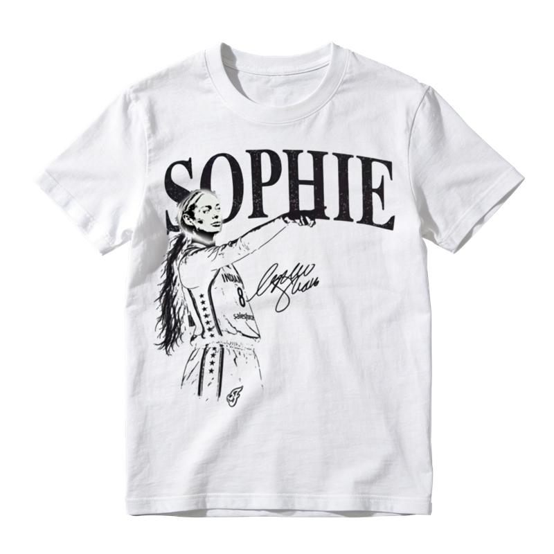 Retro Graphic Basketball Tee Sophie Cunningham Vintage Sports Fan Tshirt