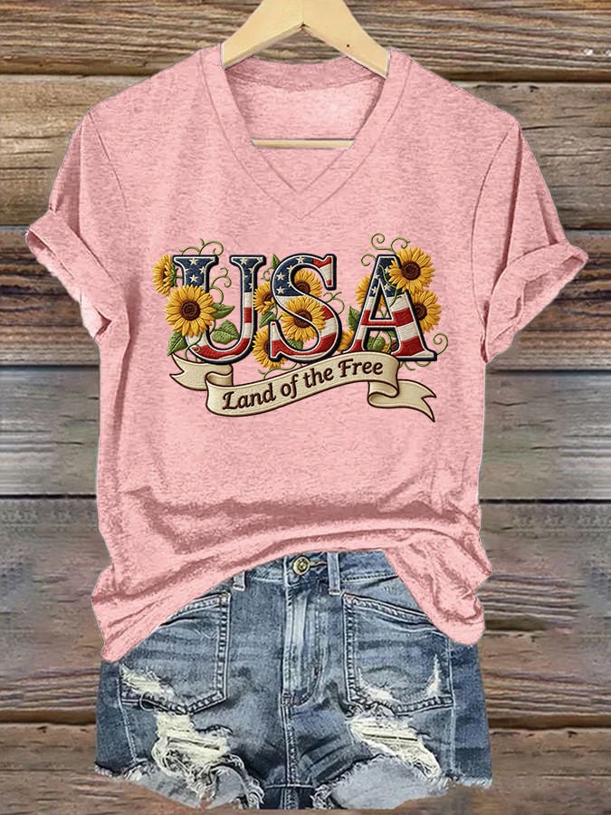 Women's Casual American 250 Commemorative T-shirt
