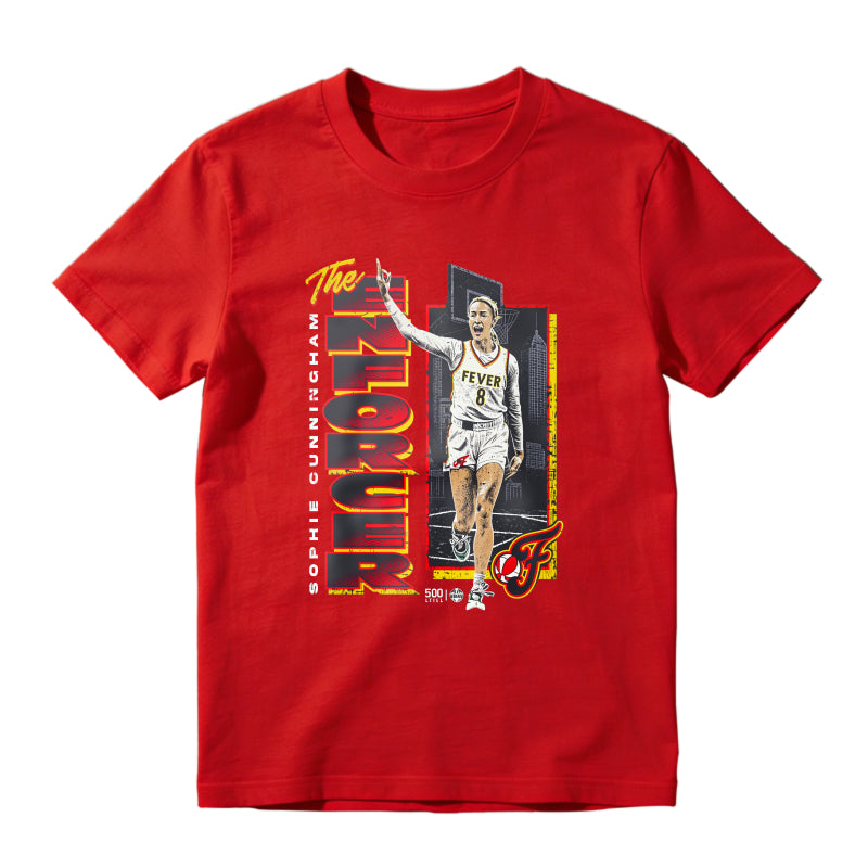 Sophie Cunningham The Moment Indiana Fever Basketball Player Graphic T-shirt