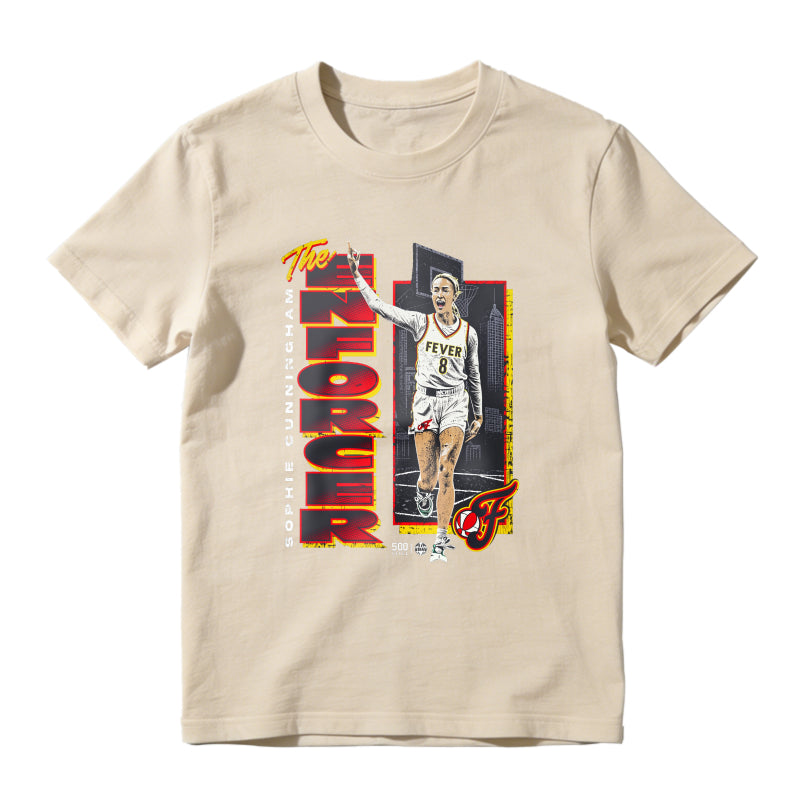 Sophie Cunningham The Moment Indiana Fever Basketball Player Graphic T-shirt